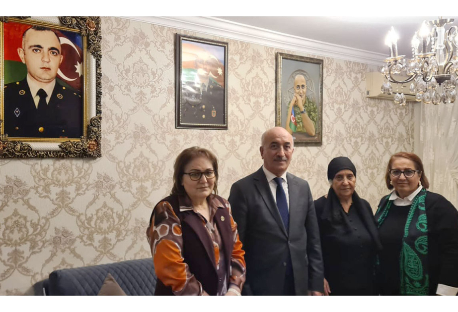 BDU-nun şəhid məzunu Namiq Cavadovun ailəsi ziyarət edilib