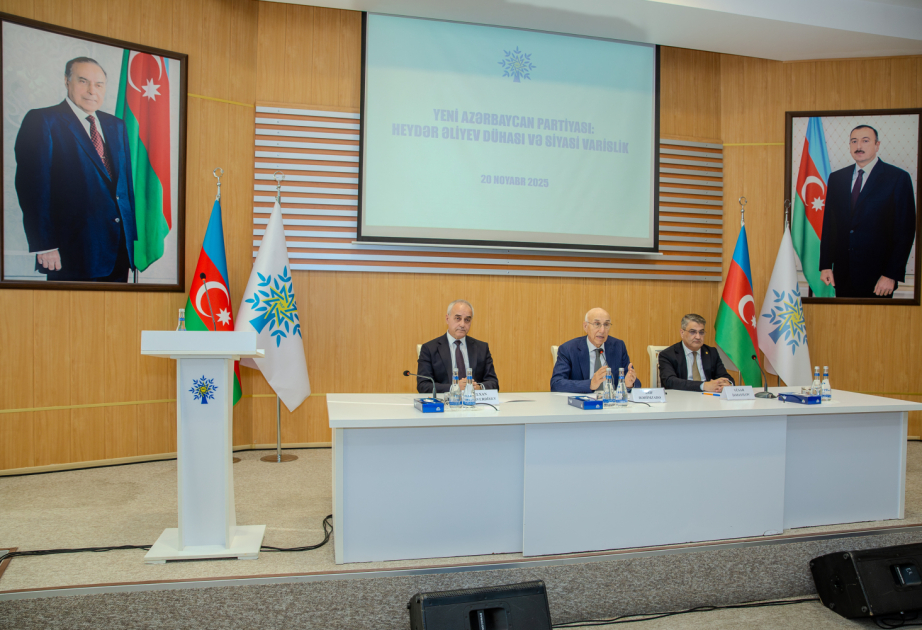 “Yeni Azərbaycan Partiyası: Heydər Əliyev dühası və siyasi varislik” mövzusunda tədbir keçirilib