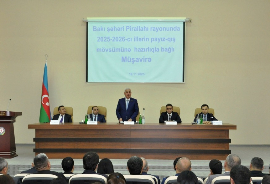 Bakının daha üç rayonunda qarlı havalara hazırlıqla bağlı müşavirələr keçirilib