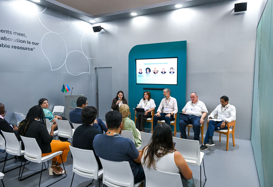 AZSTAND COP30-un Azərbaycan pavilyonunda panel sessiyası təşkil edib