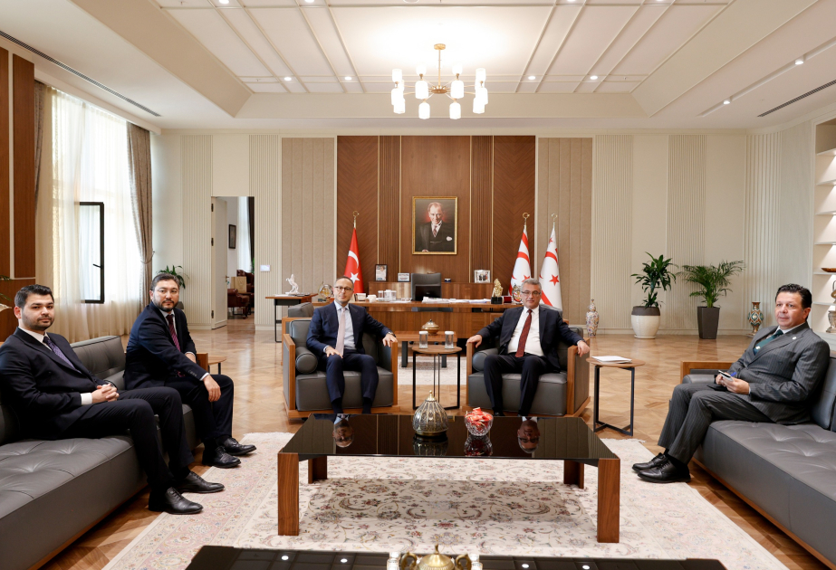 Şimali Kipr Prezidenti TÜRKPA-nın Baş katibini qəbul edib
