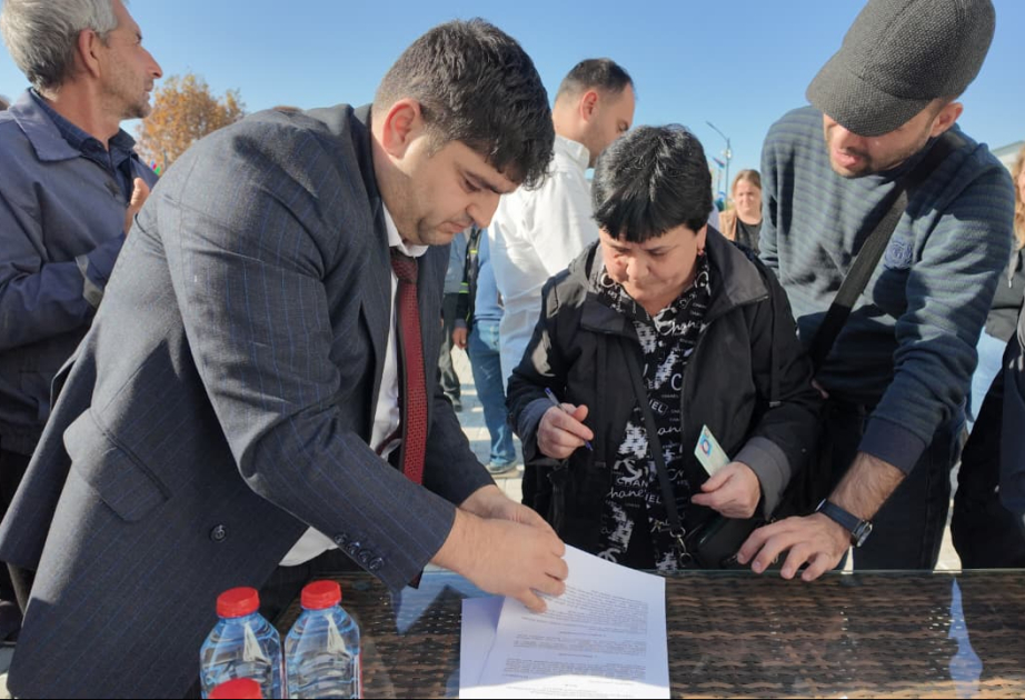 47 families in Horovlu village, Jabrayil, receive house keys