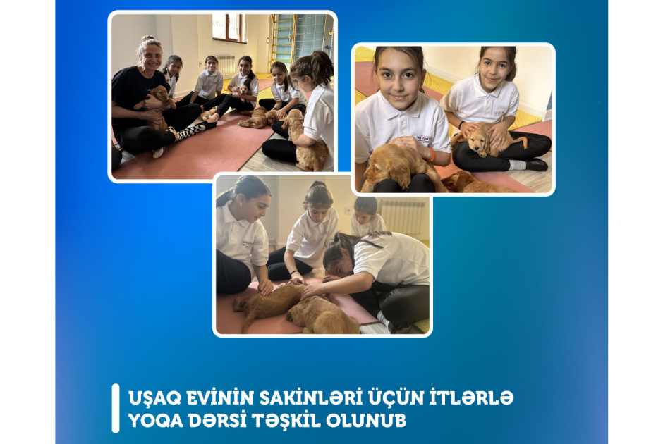 Uşaq evinin sakinləri üçün xüsusi yoqa dərsi təşkil olunub
