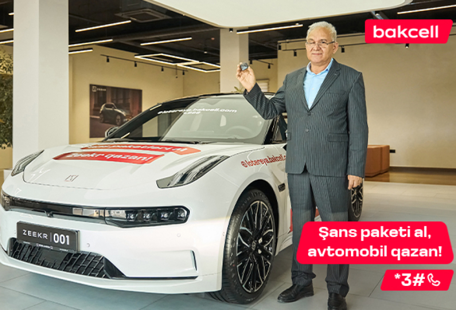 ®  7th luxury car has been won in Bakcell’s lottery!