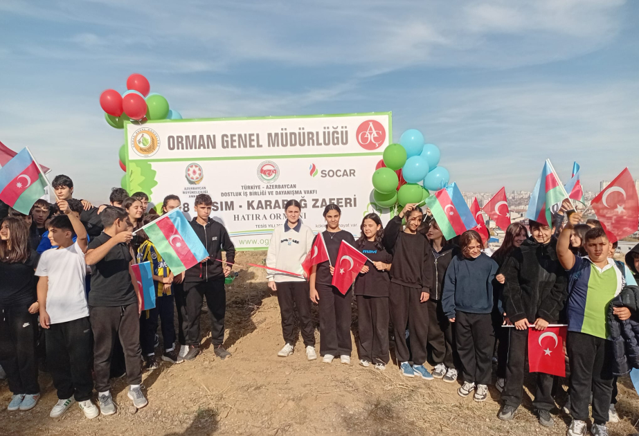 Ankarada 8 Noyabr - Zəfər Günü Xatirə Xiyabanı salınıb