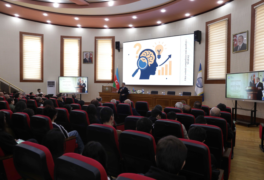 “Fikir əsrində zənginliyin yeni mənbəyi – maraq” mövzusunda seminar keçirilib