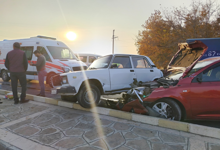 Naxçıvanda yol qəzası olub, 4 nəfər xəsarət alıb