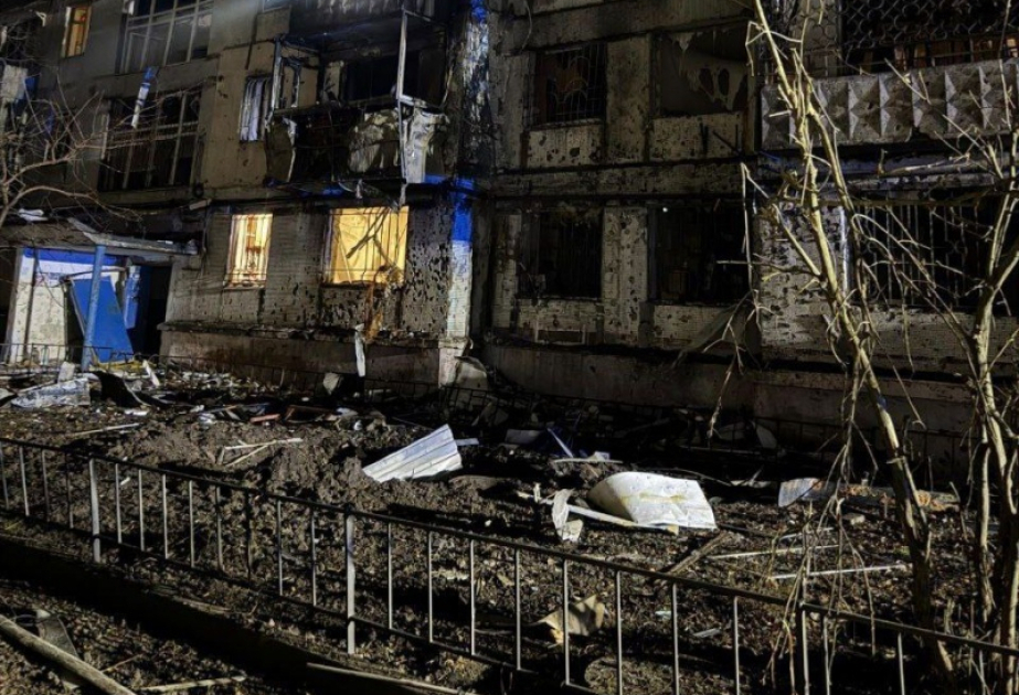 Dnepr şəhəri dronlarla vurulub, 14 nəfər yaralanıb
