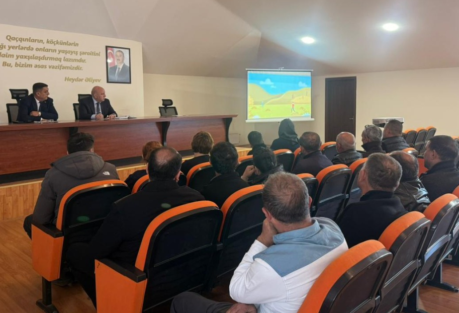 Məmmədbəyli və Xanabad kəndlərinin sakinləri mina təhlükəsi ilə bağlı maarifləndirilib