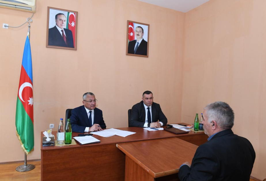 Biləsuvarda keçmiş məcburi köçkünlərin müraciətləri dinlənilib