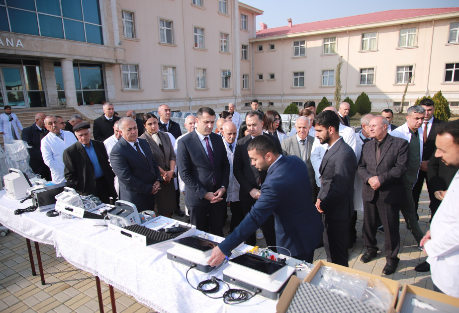 Şərur Rayon Mərkəzi Xəstəxanasına mühüm tibbi avadanlıqlar verilib
