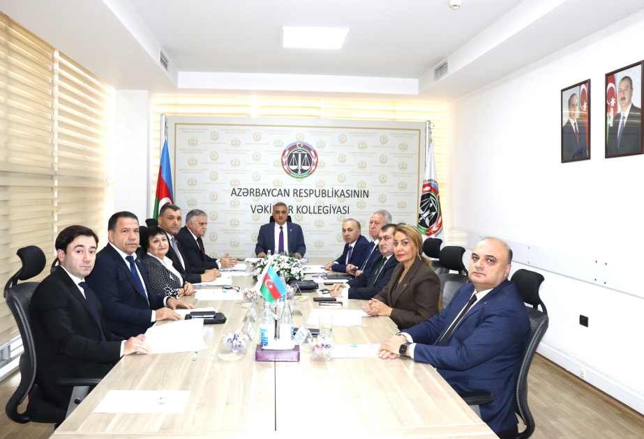Vəkillər Kollegiyası Rəyasət Heyətinin növbəti iclası keçirilib