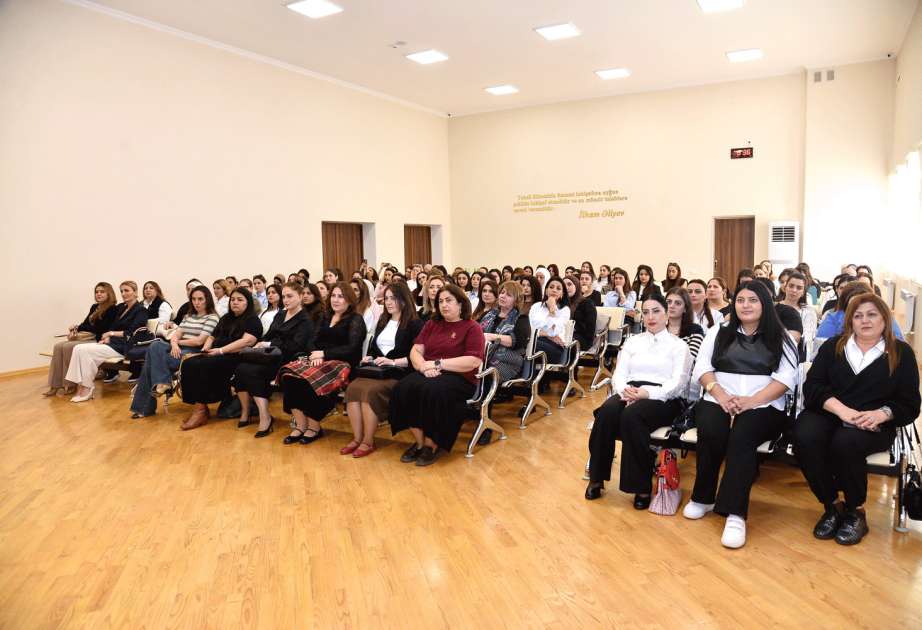 Bağça müəllimləri üçün təlimlər keçirilib