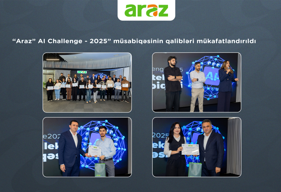 ®  “Araz” AI Challenge - 2025” müsabiqəsinin qalibləri mükafatlandırılıb