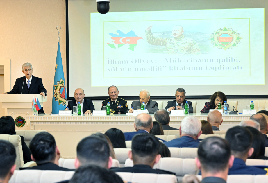 “İlham Əliyev: Müharibənin qalibi, sülhün müəllifi” kitabının təqdimatı keçirilib VİDEO