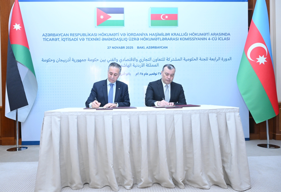 Aserbaidschan und Jordanien unterzeichnen mehrere Kooperationsdokumente