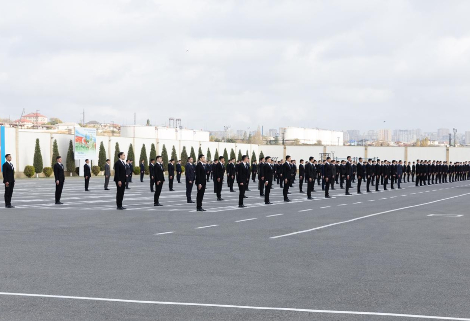 Daxili işlər naziri Bakıda sıra baxışı keçirib VİDEO