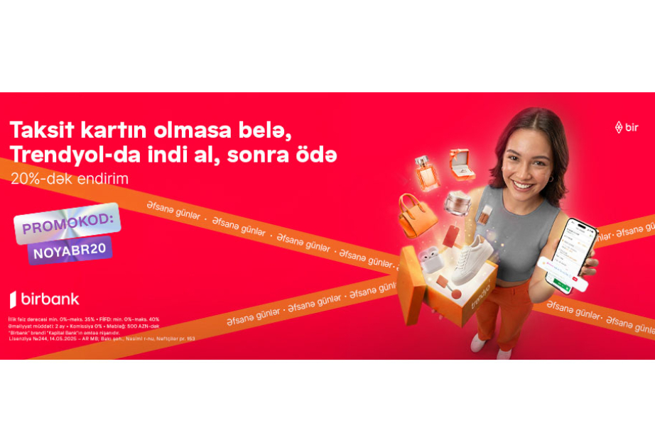 ®  “Amazing Days” on Trendyol: Save up to 20% with Birbank