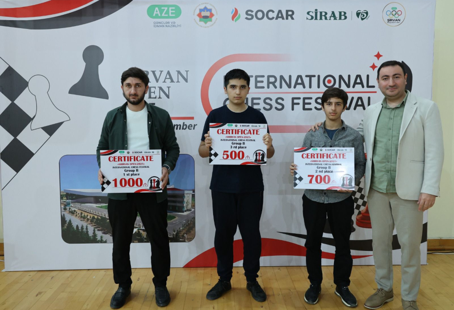 “Shirvan Open 2025” Beynəlxalq Şahmat Festivalına yekun vurulub