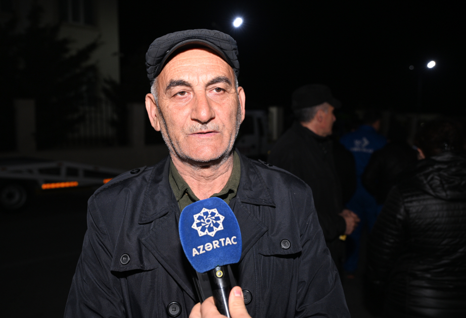 Zəngilan sakini: Bu gün illərlə davam edən həsrətimizin son günüdür VİDEO