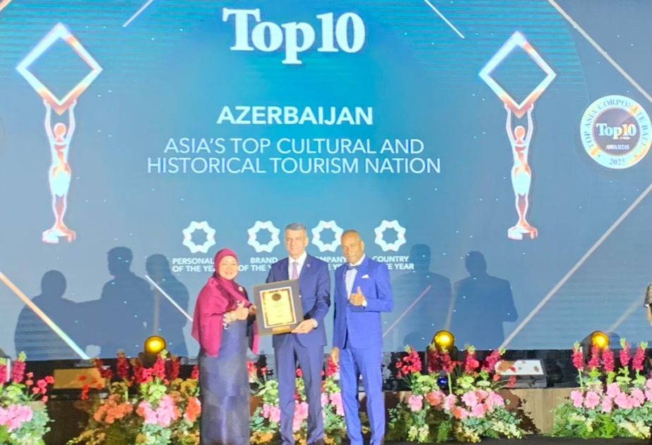 Azərbaycan Asiyanın ən yaxşı mədəni və tarixi turizm ölkəsi seçilib