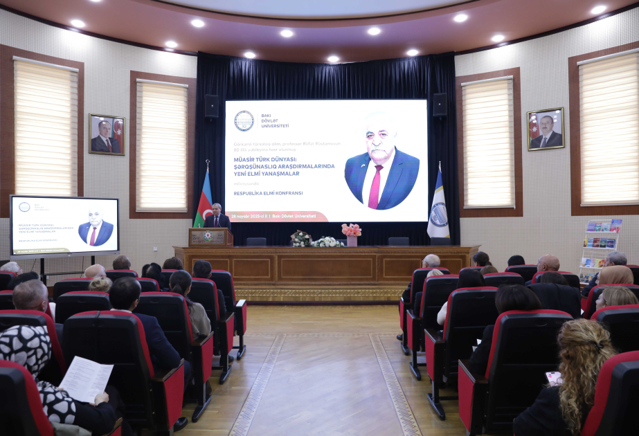 Görkəmli türkoloq alim Rüfət Rüstəmovun 80 illik yubileyinə həsr olunmuş respublika elmi konfransı keçirilib