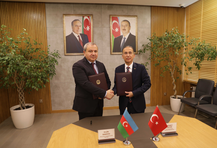 BDU və Türkiyənin Süleyman Dəmirəl Universiteti arasında anlaşma memorandumu imzalanıb