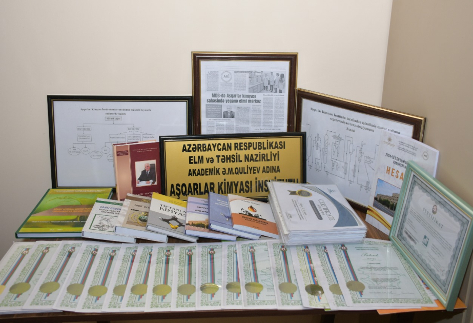 Aşqarlar Kimyası İnstitutunda fundamental tədqiqatlarla yanaşı tətbiqi xarakterli araşdırmalar da aparılır