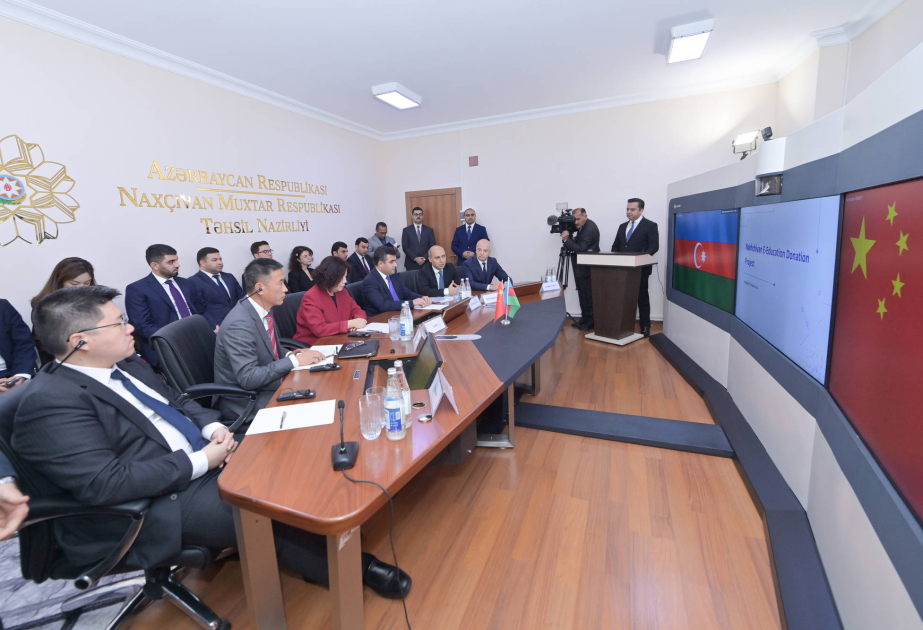 Naxçıvanda “İnteraktiv təhsil yardımı” layihəsi təqdim edilib