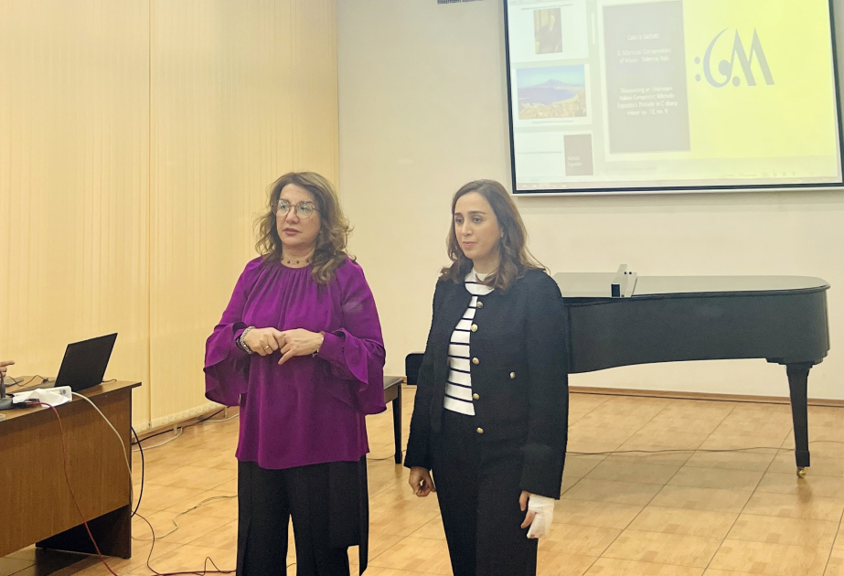 Se realizó la presentación del Conservatorio Giuseppe Martucci en Bakú