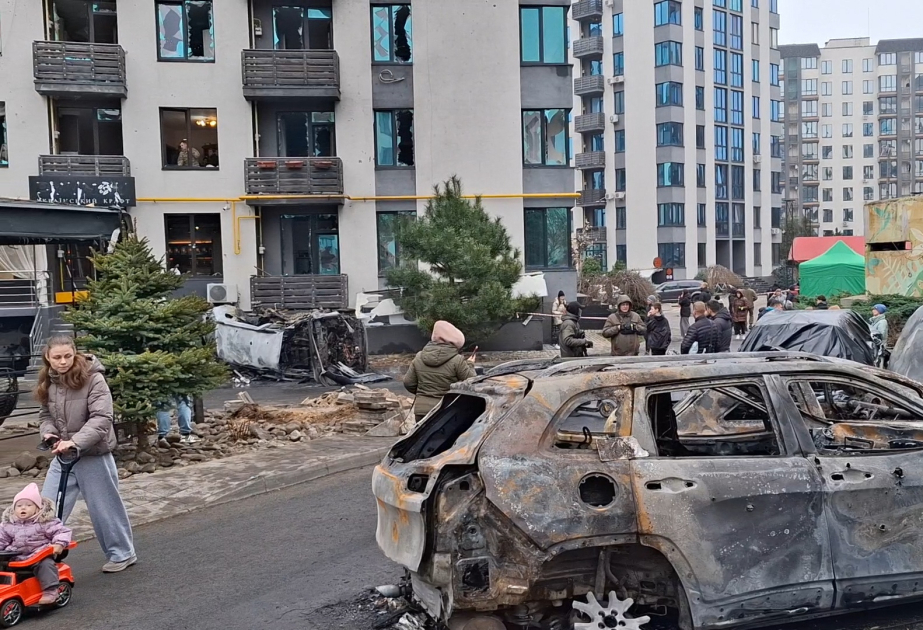 Se han lanzado ataques aéreos contra edificios residenciales en Kiev - REPORTAJE DE AZERTAC