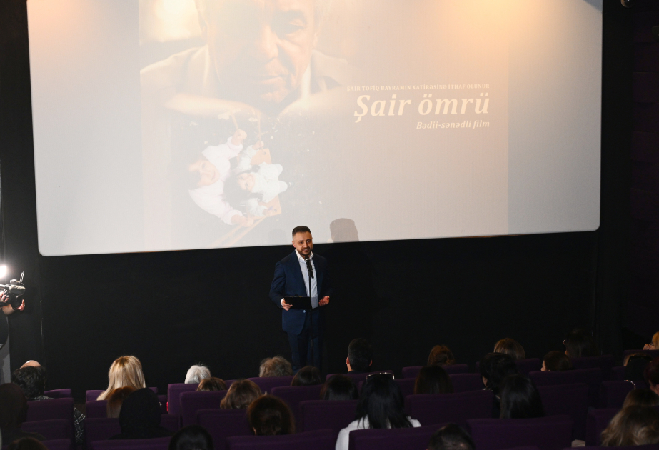 Tofiq Bayramın xatirəsinə ithaf olunan “Şair ömrü” filmi nümayiş edilib VİDEO