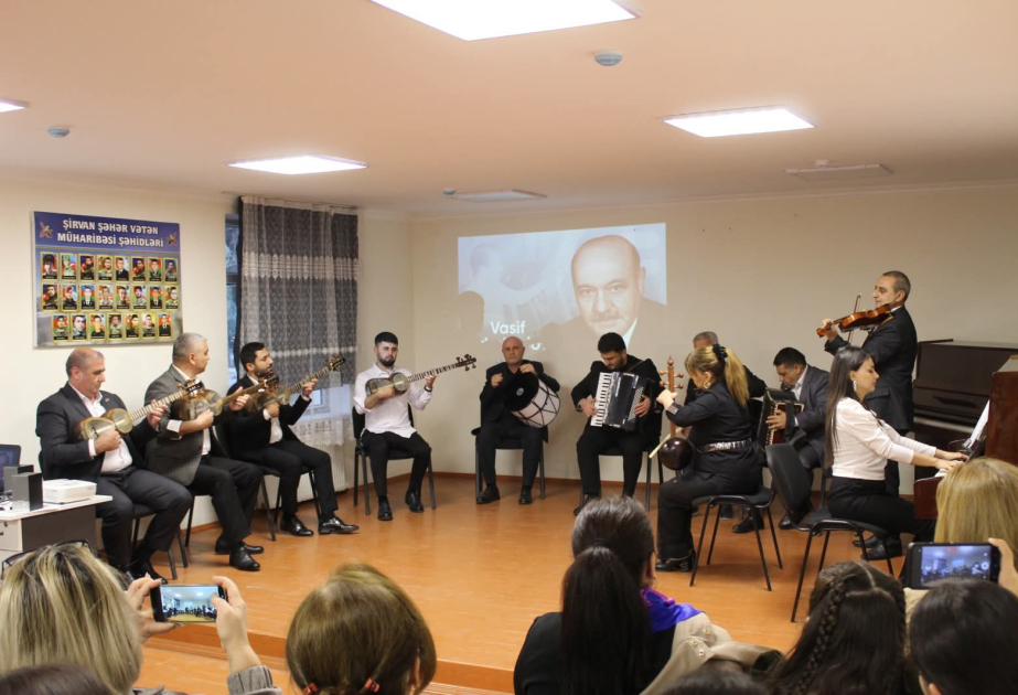 Şirvanda “Sənətə həsr edilmiş ömür” adlı yaradıcılıq gecəsi keçirilib