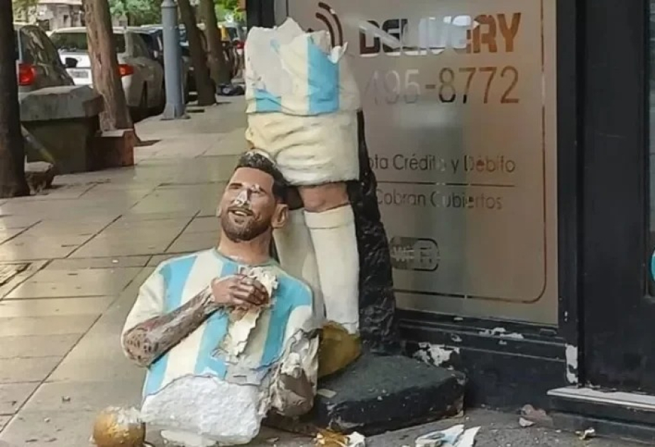 Lionel Messinin heykəli vandalizmə məruz qalıb