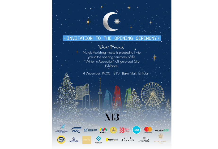 ®  Издательский дом NARGIS открывает новую выставку Winter in Azerbaijan ВИДЕО