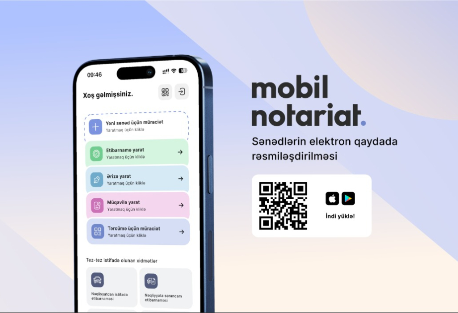 Ölkə xaricində yaşayan 34 minə yaxın Azərbaycan vətəndaşı “Mobil notariat” tətbiqindən istifadə edib