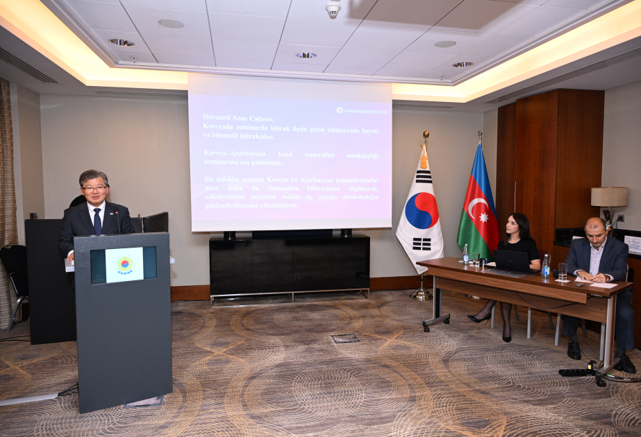 Baku hosts seminar on Korea-Azerbaijan agricultural cooperation