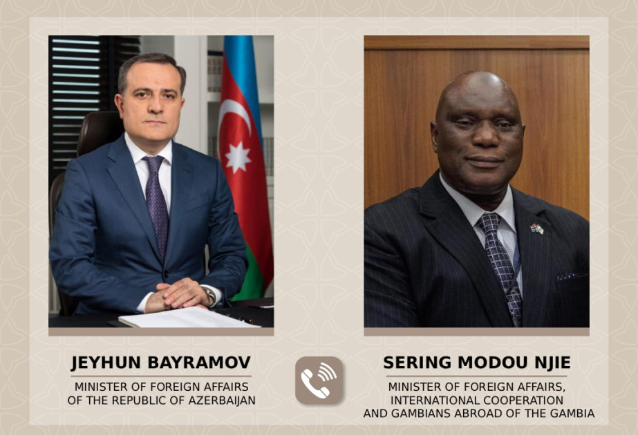 Azərbaycan və Qambiya arasında ikitərəfli və çoxtərəfli əməkdaşlıq məsələləri ətrafında fikir mübadiləsi aparılıb