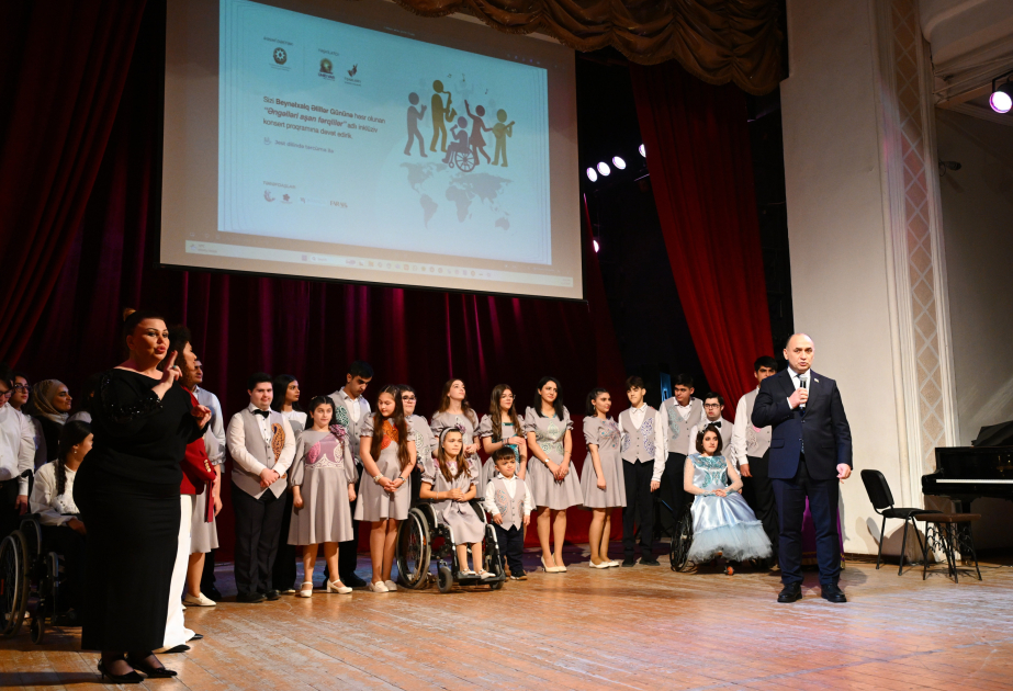 Bakıda Beynəlxalq Əlilliyi olan Şəxslər Gününə həsr olunmuş inklüziv konsert keçirilib