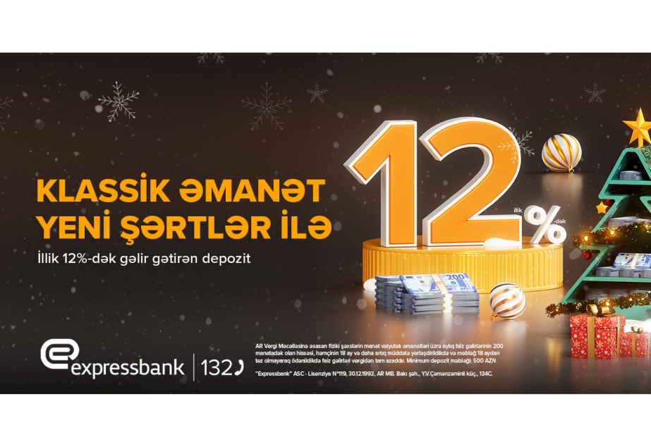 ®  Pulunuzu bu yolla artıra bilərsiniz – İllik 12 faiz artım