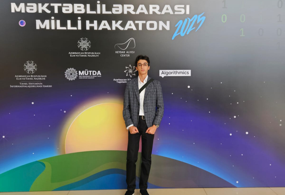 Qəbələ məktəblisi “Məktəblilərarası Milli Hakaton – 2025” müsabiqəsində ikinci yeri tutub