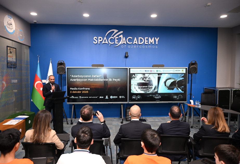Satellite built by Azerbaijani schoolchildren launched into space