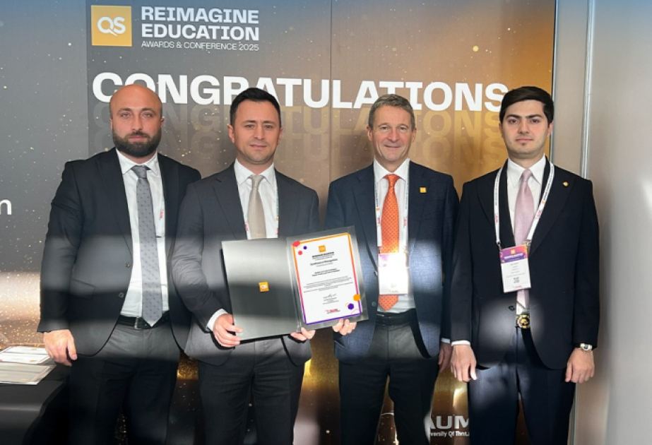 Azerbaijan’s Education Student Loan Fund honored with International Certificate at “QS Reimagine Education 2025” Conference