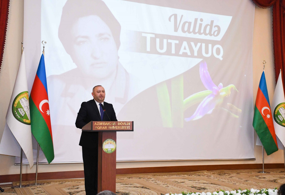 ADAU-da Validə Tutayuqun 110 illik yubileyi qeyd olunub