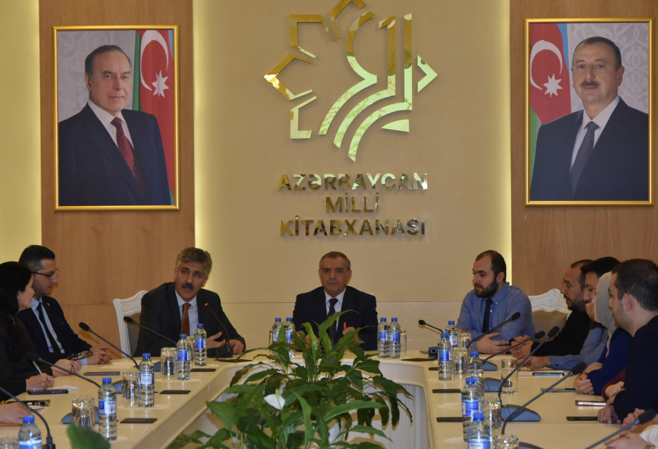 Türkiyəli mütəxəssislər Milli Kitabxanaya dəvət olunub