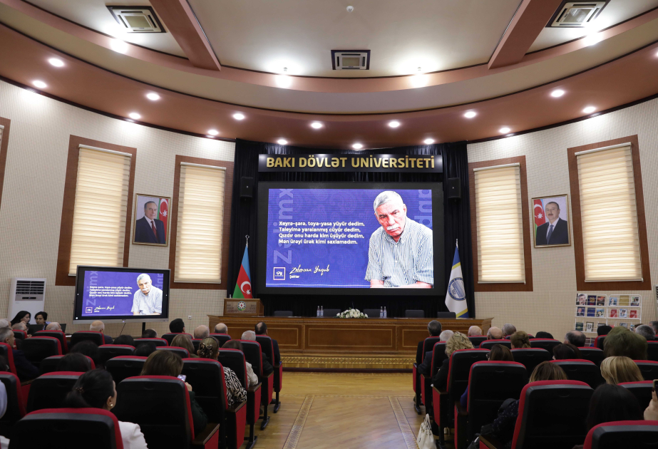 BDU-da Xalq şairi Zəlimxan Yaqubun 75 illik yubileyinə həsr olunmuş respublika elmi konfransı keçirilir