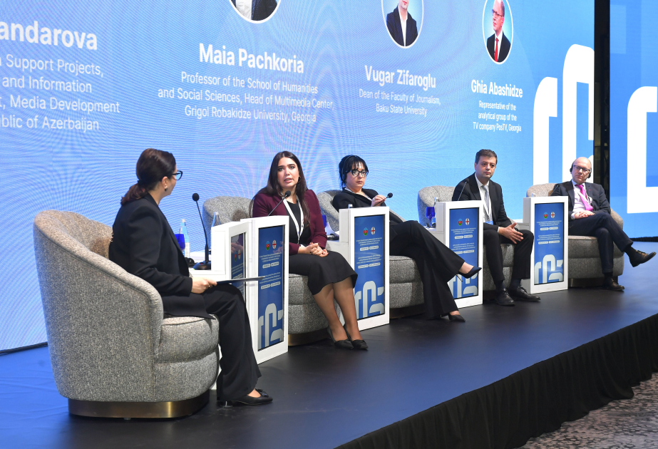 Azərbaycan-Gürcüstan Media Forumu çərçivəsində media savadlılığı mövzusu müzakirə edilib