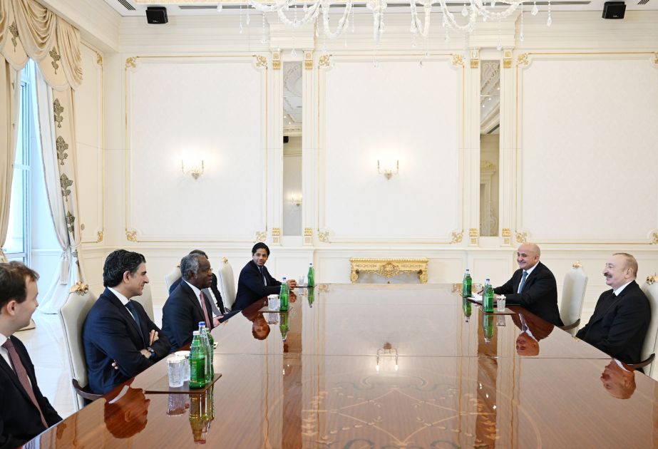 El Presidente Ilham Aliyev recibió al Director General de Global Infrastructure Partners
