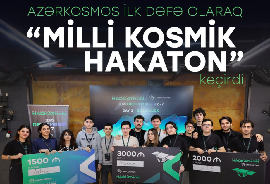 Azərbaycanda “Milli Kosmik Hakaton” keçirilib