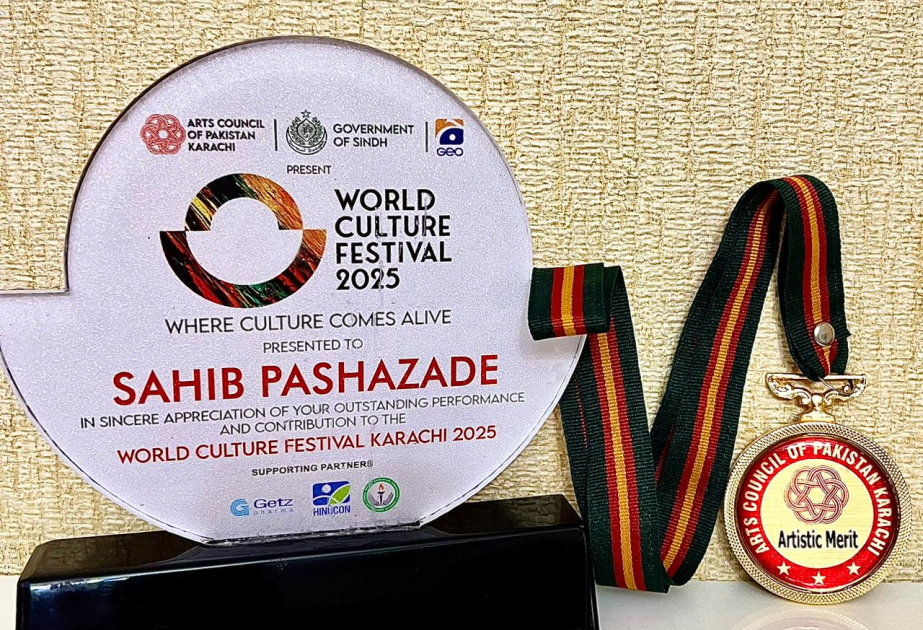 Əməkdar artist Sahib Paşazadə Pakistanda fəxri medalla təltif edilib
